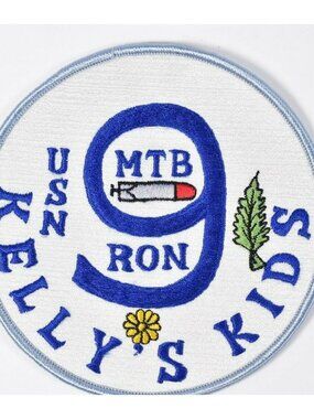 WWII Pacific Theater USN Motor Torpedo Boat Squadron 9 Kelly's Kids 5" Patch